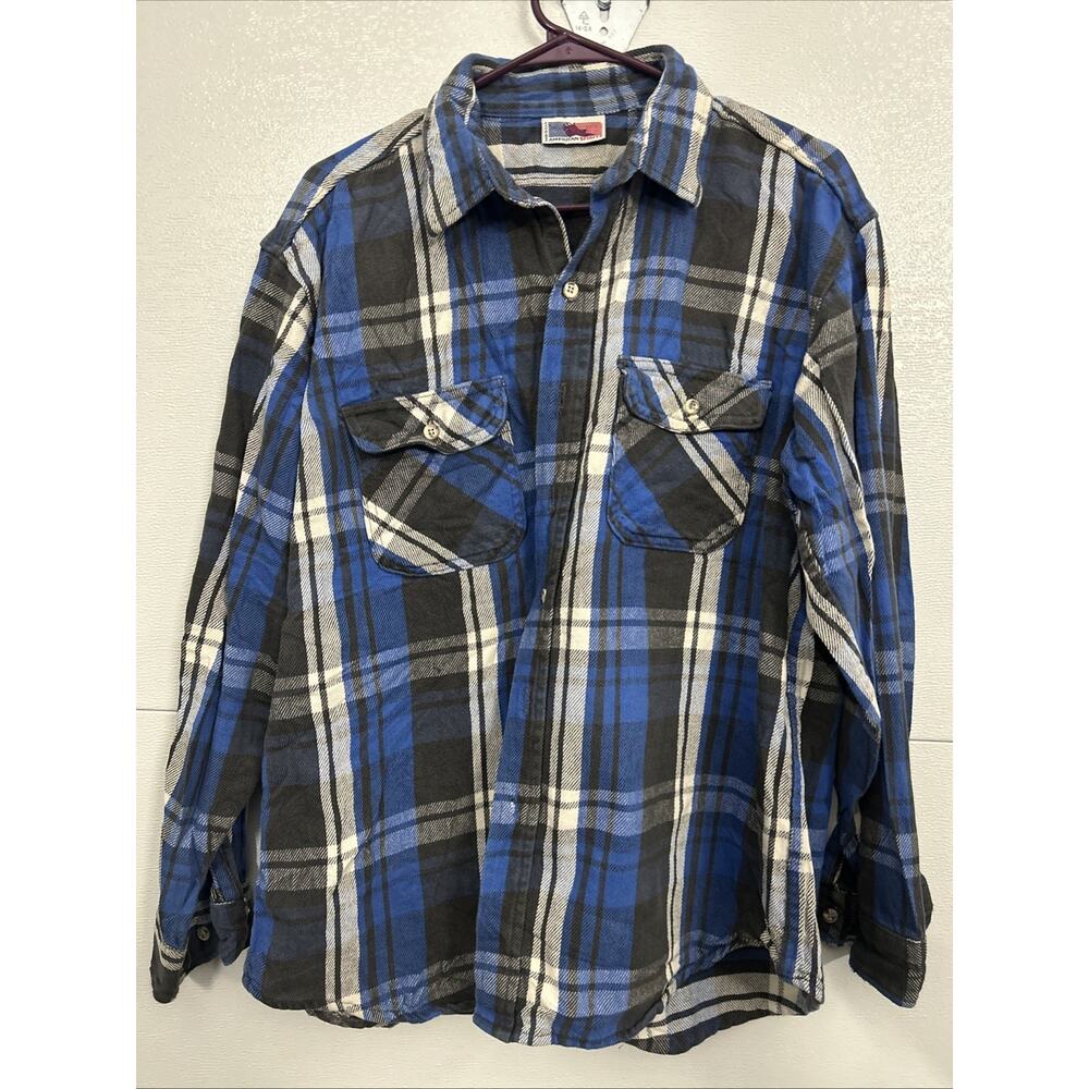 American Spirit Men’s Button Up Flannel Size M